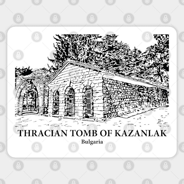 Thracian Tomb of Kazanlak - Bulgaria Sticker by Lakeric